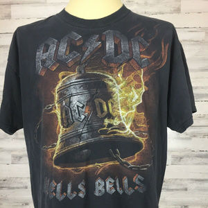 AC DC Hells Bells Tour Sz XL T Shirt Black 2000-01